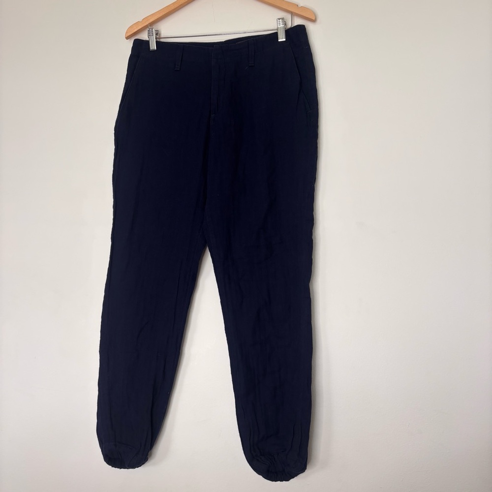 RAG & BONE Navy Linen Joggers Size 30